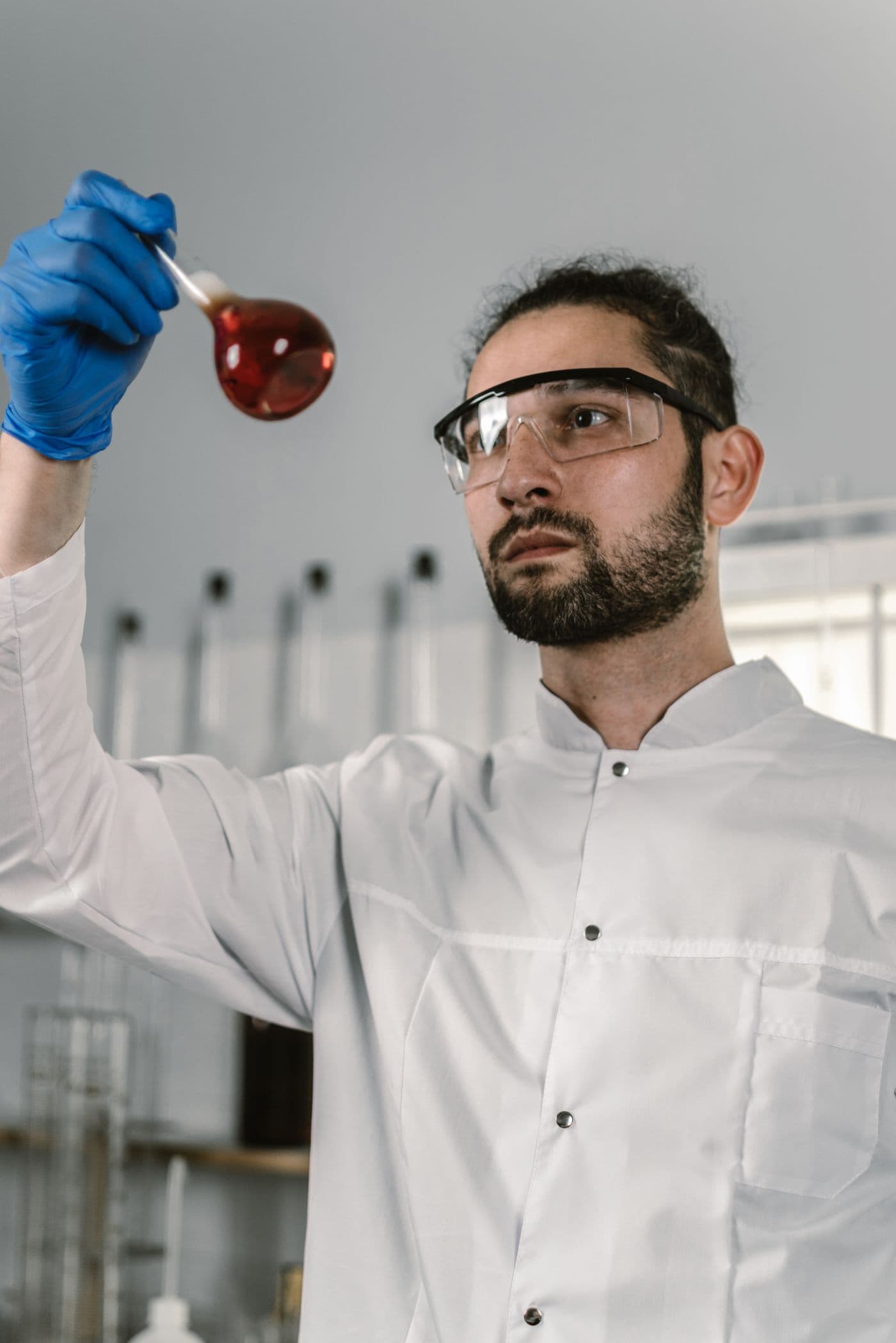Análisis de plantas en laboratorio